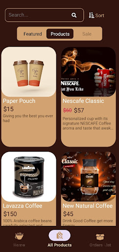 Coffee Shop Screen 2