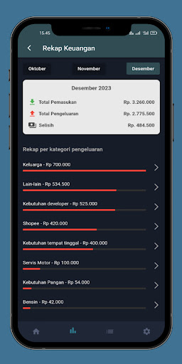 Kelola Keuangan:Uang Uang Uang Screen 3