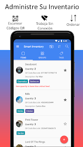 Captura 1 Sistema de Inventario Intelige android