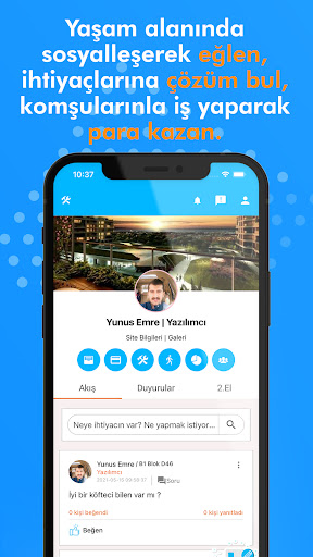 Android application Kapıyı Tıklat: Smart Yönetim screenshort