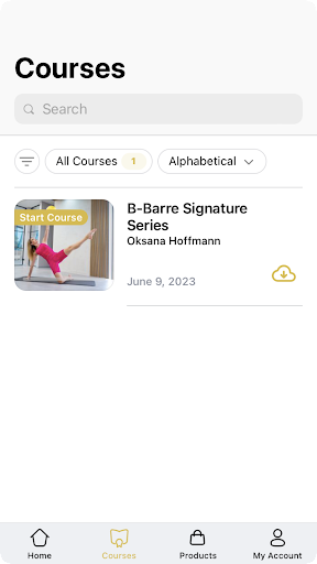 BalletSports Screen 3
