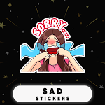 Cover Image of 下载 Sad Stickers for Whatsapp - Sorry WAStickerApps 18.0 APK