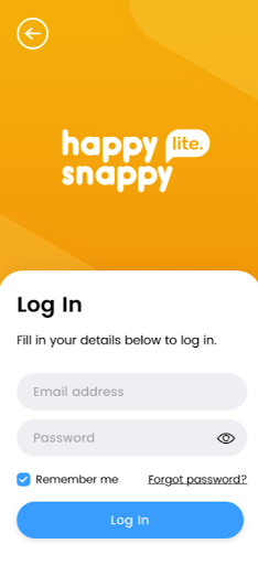 Android application Happy Snappy Lite screenshort
