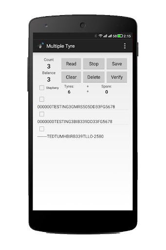 TireSenso Screen 3