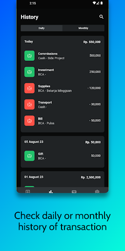 Catat Pengeluaran - Brapa Screen 2