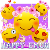 happy emoji ??? joyous keyboard??? icon
