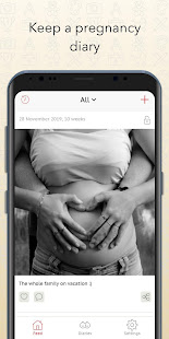 Your pregnancy and baby journal - Babydayka 7.9.3 Screenshots 1