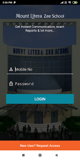 Android application Mount Litera Zee High School, screenshort