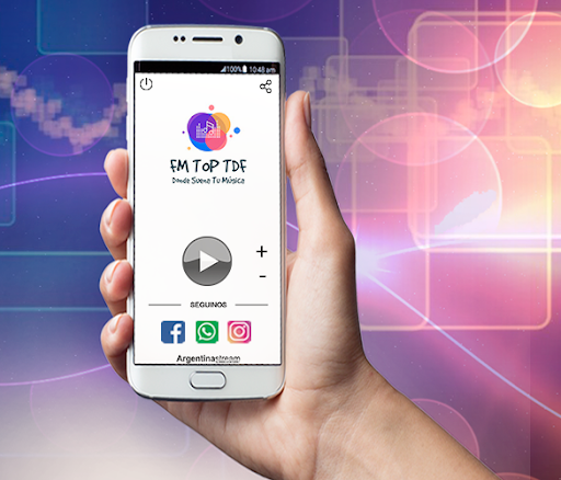 Android application FM 97.5 Mhz TDF screenshort