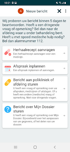 Mijn Dossier Amsterdam UMC Screen 3
