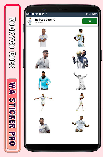 Rodrygo Goes - WA Sticker Pro Screen 3