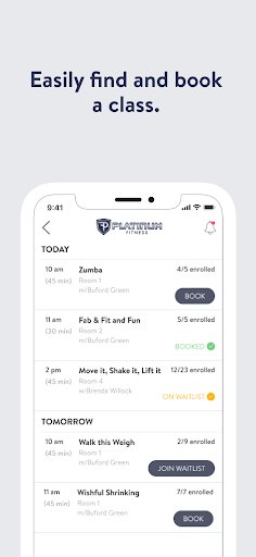 Screenshot of Platinum Fitness