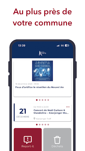 Android application Käerjeng screenshort