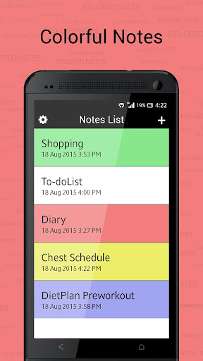 Colorful Notes Screen 2