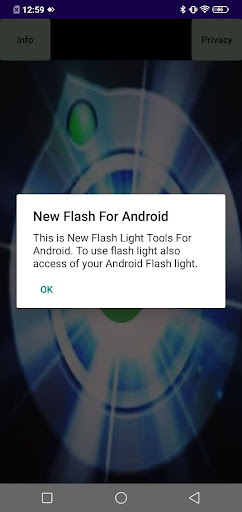 Flashlight for android Screen 3