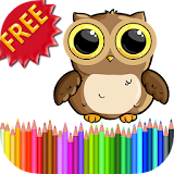 Coloring Book Owls icon
