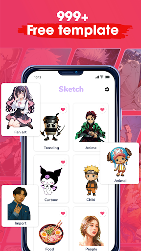 AR Drawing  Anime Drawing