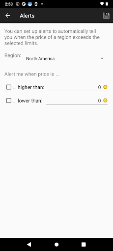 Alerts for WoW Token price Screen 3