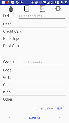 Finance Planner Screen 2