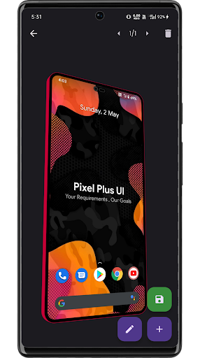 Android application Mobile Mockup screenshort