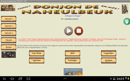 TABLETTE: Donjon de Naheulbeuk Screenshot 3 - AppWisp.com
