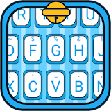 Happy Blue Cat Theme&Emoji Keyboard icon