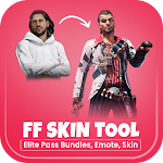 Cover Image of Descargar FFF FF Skin Tool, Elite pass Bundles, Emote, skin 1.1 APK