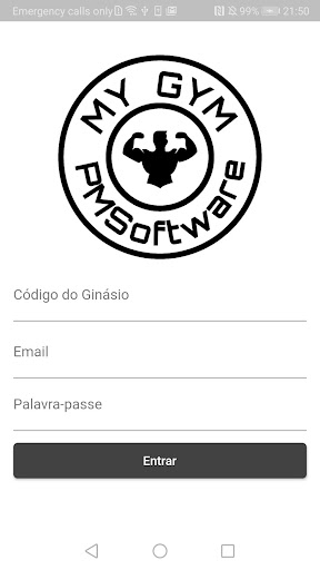 Android application My Gym screenshort