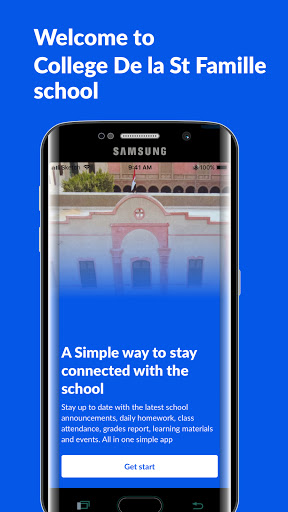 Android application Collège De La Sainte Famille H screenshort