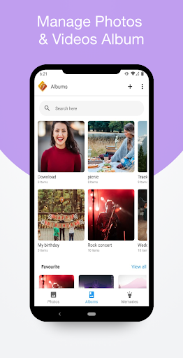 Android application Gallery - Photo Gallery App screenshort
