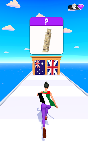 Flags Flow: Smart Running Game apkpoly screenshots 2