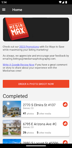 Android application Mediamax screenshort