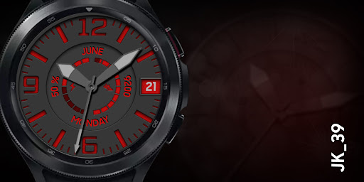 Android application JK_39 Analog [Watch Face] screenshort