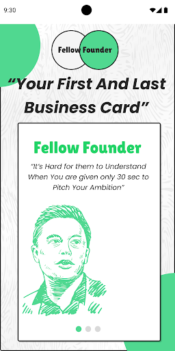 Android application Fellow Founder screenshort