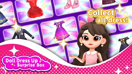 Doll dress up: surprise box