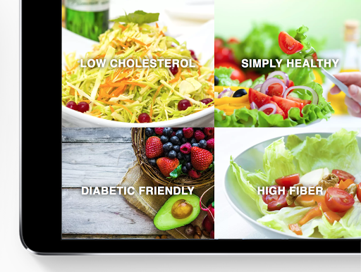 Screenshot of Vegetarian Recipes App