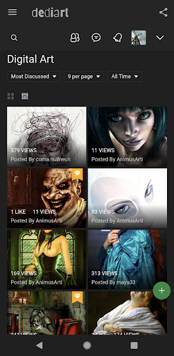 Android application Dediart - Artist Community screenshort