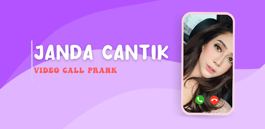 Janda Cantik Video Call Prank