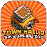 NEW Base Town Hall 8 Designs icon