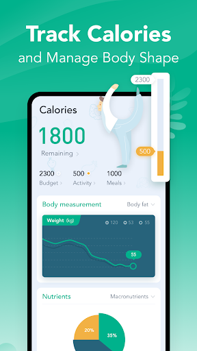 Screenshot of Calorie Counter & Weight Loss