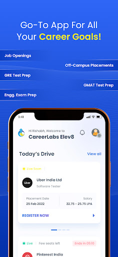 Android application CareerLabs Elev8 screenshort