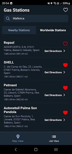 Nearby Gas Station Finder