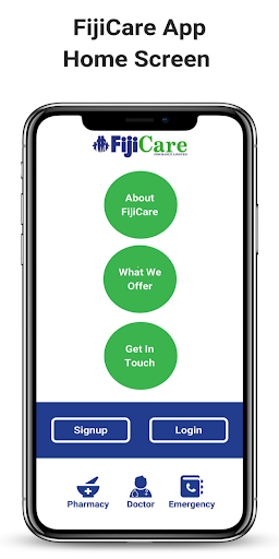 FijiCare Insurance on Mobile Screen 2