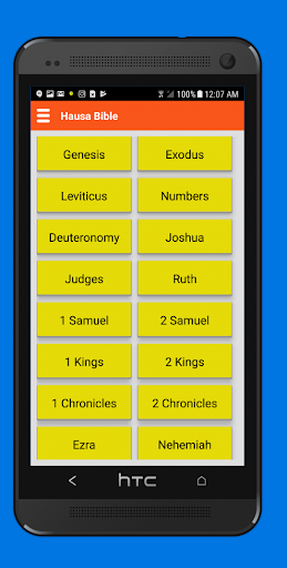 Android application Hausa Bible: Plus Audio screenshort