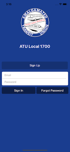 Android application ATU 1700 screenshort