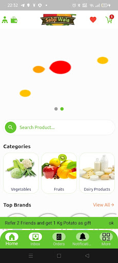 Android application Growth Fashion Delivery screenshort