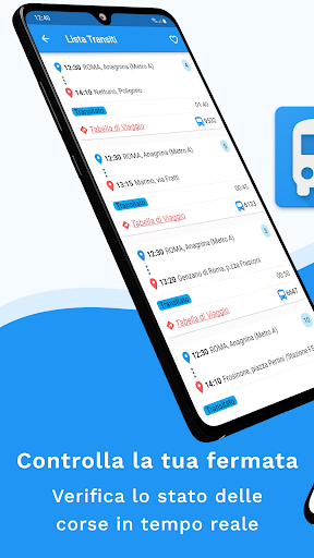 Android application Cotral Mobile screenshort