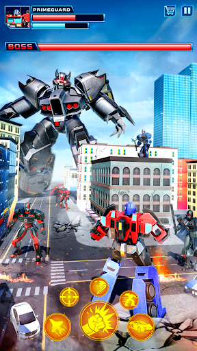 Robot Car Transform Fight Game screenshot 6