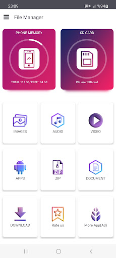 Android application File Manager - File Explorer screenshort