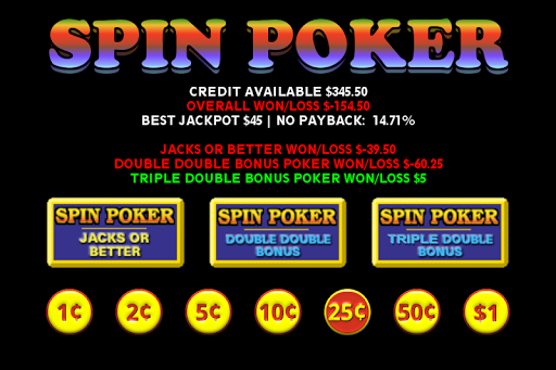 Free Spin Poker Deuces Wild